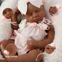 Reborn Baby Dolls That Lifelike -18.5 inch Full Body Silicone Sleeping Baby Girl Handmade Face Realistic Body Details for Children Gift
