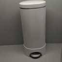 Munchkin STEP Diaper Pail Powered by Arm & Hammer, #1 in Odor Control, Award-Winning, Includes 1 Snap, Seal & Toss Bag, 1 Starter Refill Ring, and 1 PUCK Baking Soda Cartridge