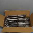 Hisencn Replacement Parts for Perfect Flame 3019L, 3019LNG Gas Grill Models Stainless Steel Replacement Grill Parts SS Burner & SS Heat Plate Repair Kit