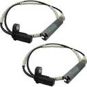 HiSport 34526760425 2PCS ABS Wheel Speed Sensor Compatible with BMW 325i 2006 BMW 323i 2006-2011 BMW 328i 2007-2011 BMW 128i 2008, 2009, 2010, 2011, 2012, 2013