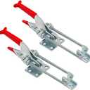 2PCS 2000lbs Toggle Clamp 431,Heavy Duty Toggle Latch Clamp,Tire Carrier Latch,Quick Release Latch,Cam Lever Clamp.Adjustable Latch for Lid Latch,Cam Clamp Latch,Pull Latch & Draw Latch Hardware