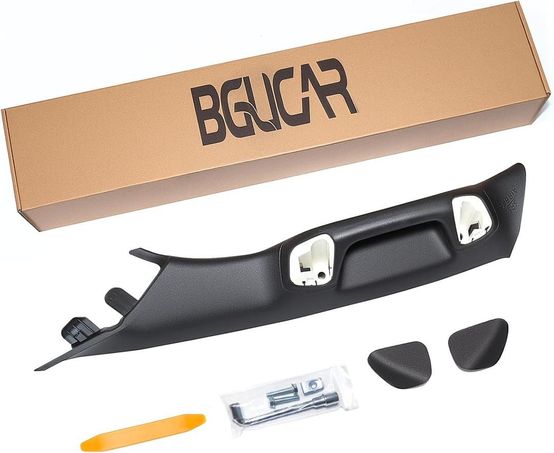 Driver Side A-Pillar Grab Handle for Toyota Tacoma 3rd Gen (2016-2023), OEM-Style Texture, Matches Passenger Side, Sturdy & No Creaking Noise, Easy Installation (Black)