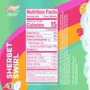 Alani Nu SHERBET SWIRL Sugar Free, Low Calorie Energy Drinks, 200mg Caffeine, Biotin B Vitamins, Zero Sugar, 10 Calories, 12 Fl Oz Cans, 12 Pack