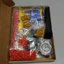 DIY Building Block Foam Blaster Set - Educational STEM Toy Gun with 100 Foam Darts & Display Stand for Teens 14+