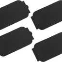 4pcs Truck Bed Rail Caps, Plastic Bedrail Insert Plug Stake Pocket Covers for F-250/F-350 Super Duty 2017-2024 Accessories, Replacement for FL3Z99290D90AB (Black)