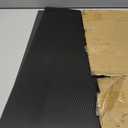 2 Pack 24 x 24 inch Black Polymer Mud Flaps Angled Fit for Semi Trucks Trailers