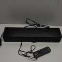 Small Sound Bar for TV, PC, Gaming, Surround Sound System, Mini TV Speaker Soundbar with Bluetooth/HDMI ARC/Optical/AUX/USB Connections (16 inch, Glossy)