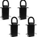 4PCS 16200lbs Trailer Stake Pocket D Ring Tie Downs Fit for Flated Trucks and Trailers with Standard 2" x 4" Stake Pockets