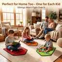 Vindany 12 Pack Crayon-Shaped Classroom Rug for Kids, Non-Slip Carpet for Classroom Seating, Sit Spots Floor Mats for Preschool Kindergarten Daycare, Flexible Seating for Learning & Circle Time