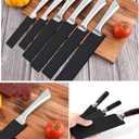 20pcs Universal Knife Edge Guards Set, Non-BPA Knife Sheath, Waterproof Abrasion Resistant Felt Lined Knife Cover Sleeves Knife Protectors, Gentle on Your Blades