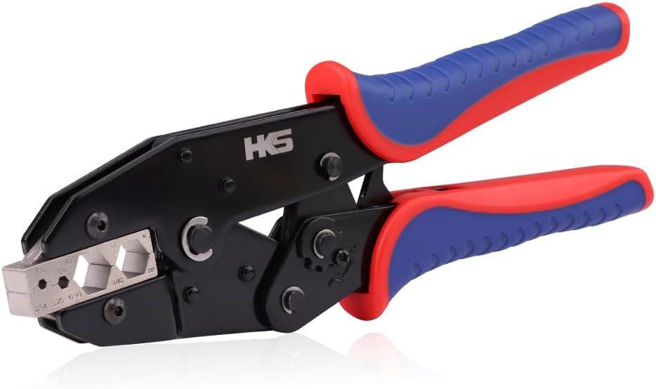 HKS Coaxial Crimping Tool for RG Type Cable -RG7,8,11,22U,63,83,114,133,144,149,165,178,213,214,391,403, LMR400, BNC 1.5D-2V,1.5C-2V,7C-2V Connectors(CRIPMER L4)