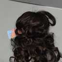 CAISHA 12" Hair Piece Braid Ponytail Extension Voluminous Wavy Black Dark Brown Mix PH219