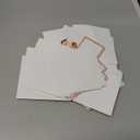 Fumete 100 Pcs Christmas Place Cards for Table Setting Santa Claus Die Cut Place Cards Christmas Party Name Placecards for Table Holiday Dinner Brunch Party or Any Occasion Decoration