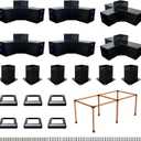 Pergola Kit with 3-Way Brackets & 4-Way Corner Brackets