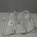 upsimples Acrylic Shelves for Bathroom Storage, 15" Floating Shelves Wall Organizer for Perfume, Make up, Skincare, Kids Bookshelf for Bedroom, Nursery, Living Room Decor, Clear, 4 Pack