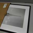upsimples 17x22 Picture Frame, Display Pictures 12x18 with Mat or 17 x 22 Without, Wall Hanging Poster Frames, Black, 1 Pack