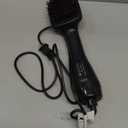 Blow Dryer Brush Straightener, Detangling Straightening Smoothing in One Step, Reduce Frizz More Shiny for Salon-Quality Smooth Straight Hair Dryer Brush (Black)