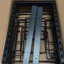 MUDEELA Pots and Pans Organizer under Cabinet 20.8" Height, Heavy Duty Adjustable Pot Pan Organizers inside Cabinet, 8-Tier Kitchen Cabinet Organizers and Storage for Big Stockpots, Heavy Cookware