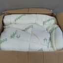 Ultra Soft King Size Mattress Topper - Viscose Made from Bamboo Pillow Top Mattress Pad for Back Pain Relief - Naturally Cooling for Hot Sleepers, Green