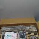 Roomratv Ceiling Fans with Lights,52 Inch,Quiet & Strong Motor,6 Speeds,3CCT,Timer,Easy to Install,Black Modern Ceiling Fan for Living Room,Bedroom,Kitchen,Office,Farmhouse,Patios