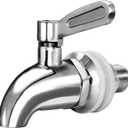 Replacement Spigot for Beverage Dispenser, Stainless Steel Spigot for Water Dispenser, Drink Dispenser Faucet, fits Gravity Filter systems as well