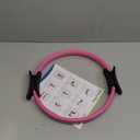 ProBody Pilates Fitness Circle  14 Inch Pilates Ring for Focusing on Toning Inner Thighs, Arms, and Core (Pink)