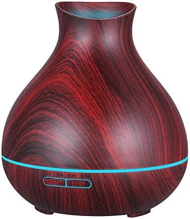 Amazon.com: BZseed Aromatherapy Essential Oil Diffuser 550ml 12 Hours Wood Grain Aroma Diffuser with Timer Cool Mist Humidifier for Large Room, Home, Baby Bedroom, Waterless Auto Shut-off,7 Colors Lights Changing : Health & Household