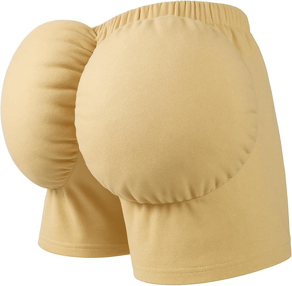 Fake Butt Costume  Funny Big Butt Cheeks for Halloween, Unisex Old Lady & Granny Costume Accessories, Fake Booty Dress Up Prop for Men and Women Parties