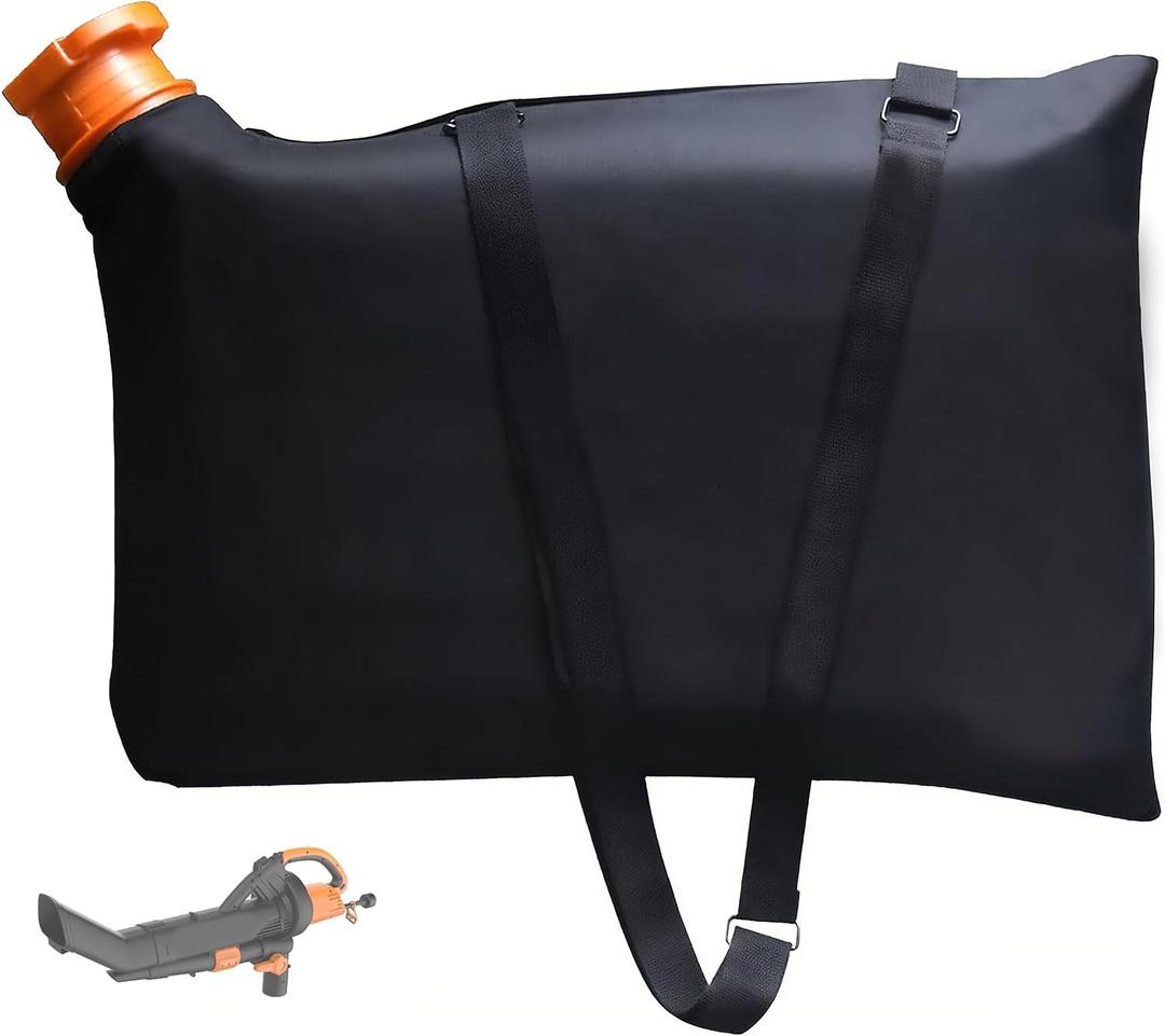 50026858 WGBAG500 Trivac Leaf Collection Bag Compatible with Worx Blower Vacuum Cleaner WG500, WG501, WG502, WG505, WG508, WG509, WG518 - Replacement Leaf Blower Vacuum Bag 50015035