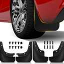 Upgraded 2024 2025 Mud Flaps Compatible with Tesla Model 3 Accessories, No Drilling/Tape Wheel and Tire Splash Guard Fenders Fit for Tesla Model 3, All Weather Protector Mud Guards for Highland, 4PC