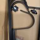 2 Pack Upgraded 3-Tier Pool Fence Hooks for Pool Equipment, Adjustable Heavy Duty Pool Pole Hanger Holder, Rustproof Hooks for Pool Skimmer Pole Vacuum Hose Net Leaf Rakes Garden Tool Organizer