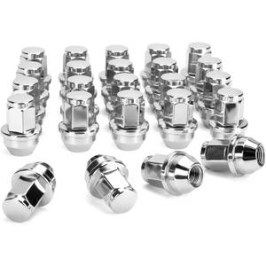 SUCOSO 14x1.5 Lug Nuts for F150, OEM Stock Solid One Piece Design Wheel Lugnuts for 2015-2023 Ford F-150 Expedition Lincoln Navigator Replacement Ford OE Factory ACPZ1012B 611008 Lugs Anti-Rust (Silver)