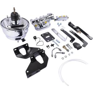 Generic 8" Dual Power Brake Booster Conversion Kit w/Disc Drum Replacement for Dodge Dart A B E Body 1962-1974 (RSRB2800SKT)