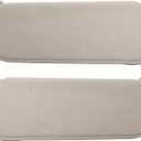Dasbecan Gray Pair Driver and Passenger Side Sun Visor Compatible with Chevrolet Express GMC Savana 1500 2500 3500 4500 1999-2019 Replaces# 84054688 84054695 20883004 25999923