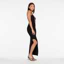 Forever 21 Womens Dress with Front Hardware, Black, Large