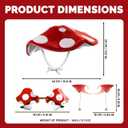 Mushroom Hat Renaissance Elf Ears Glasses Medieval Toadstool Costume Accessories Halloween Forest Fairy Elf Fantasy Outfit