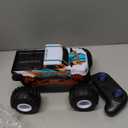 Remote Control Car, 1:16 Scale RC Monster Truck for Boys, 2.4 GHz All Terrain RC Cars for Boys Girls 4-7 8-12, 20 Km/h Off Road RC Truck, Christmas Birthday Gift for Kids and Adult, Orange