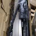 Kiivakii Queen Size Bed Frame with 4 Storage Drawers, LED Platform Bed with Headboard, Built in Charging Station, Noise Free, Stable and Solid, No Box Spring Needed, Gray