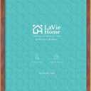 LaVie Home 22.375x34 Picture Frame Brown Puzzle Frame, Display Pictures, Puzzle 22.375x34 Without Mat, Stable Frame and Polished Plexiglass, Horizontal and Vertical Format of The Walls