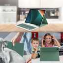 TaIYanG Keyboard Case for iPad Air 13-inch M4/M3/M2/Pro 12.9 (6th&5th Generation), Detachable Bluetooth Keyboard Case with Pencil Holder,Auto Sleep/Wake for iPad Air 13"(2025&2024)/Pro 12.9,Dark Green