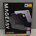 MAGEASY CoverBuddy iPad Case That Fits Magic Keyboard for iPad Air 13" (M4 2026 / M3 2025 / M2 2024, 8th/7th/6th Generation) Magic Keyboard Compatible iPad Air Case with Heat Dissipation (White 5.0)