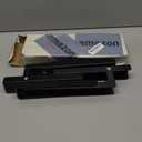 Microwave Oven Wall Mount Bracket, JruiZhp 2Pcs Arm Adjustable Foldable Kitchen Stretch Oven Stand Shelf, 304 Stainless Steel Microwave Rack, for Home Kitchen Accessories (Black)