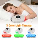 Cordless Hand Massager with Heat and Compression, Red Light Therapy for Hand and Wrists, 4-Layer Airbags, 3 Modes & Intensities, 3 Color Light, Rechargeable 4000mAh, LCD Display for Home Use
