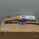 Furnulem Tall Night Stand, 52.1 Inch LED Nightstand with Charging Station and USB Ports, 4 PVC Fabric Drawers and 4 Tier Storage Shelf, Bedside Table for Bedroom, Dorm, Office (White)