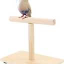 Bird Perch Stand, Bird Training Portable Tabletop Platform, Parrot Bird Cage Toy Gym Accessories for Parakeets Cockatiels, Conures, Macaws, Finches Lovebirds