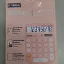 CATIGA Desktop Calculator 8 Digit with Solar Power and LCD Display, Big Buttons, for Home, Office, School, Class and Business, 4 Function Small Basic Calculators for Desk, CD-8185