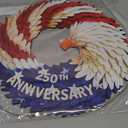 Anniversary Eagle Wreath for Door