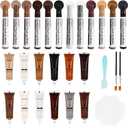 SEISSO Furniture Repair Kit, Wood Markers for Scratches, 12 Colors Furniture Touch-up Markers and Wood Fillers, New Upgrade Wood Repair Kit - Restore Wooden Table, Cabinet, Floors, Door