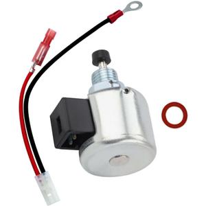 Autoparts Carburetor Fuel Shut Off on Solenoid Replacement for John Deere AM128242 Carb