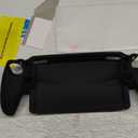 CoBak Hard Carrying Shell Case for PlayStation Portal Remote Player - with 2 Screen Protector, 1 Grip Case, 4 Thumb Grip Caps, Hard Outer Cover for PS5 Portal, Black